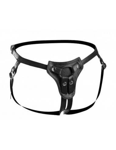 Strict Leather Premium All access leather strap-on harness