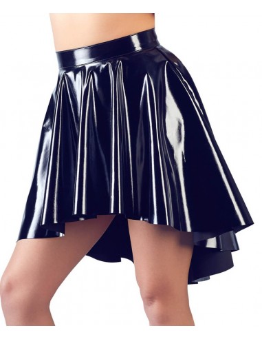 Black Level Vinyl swing skirt L