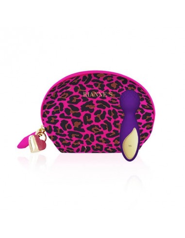 Rianne S Essentials Lovely leopard mini wand purple
