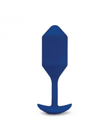 B-vibe Vibrerende snug plug XL blauw