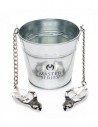 Master Series Slave Bucket with Labia Nipple clamps