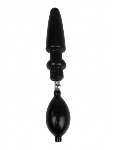 Master Series Expander inflatable butt plug with removeable pump