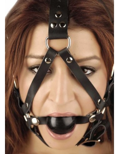 Strict Leather Leather ball gag harness