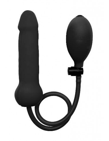 Ouch Black Inflatable silicone dong