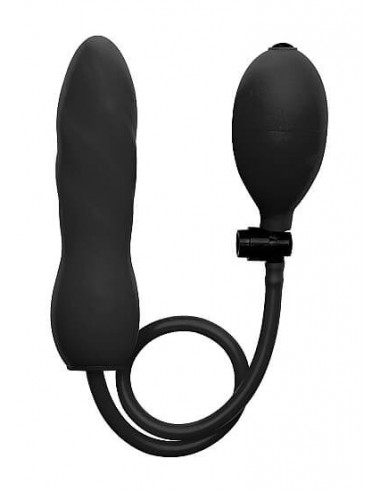 Ouch Black Inflatable silicone twist