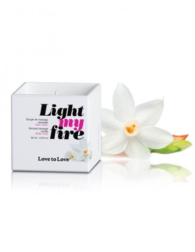 Love to Love Massage Candle White Musk