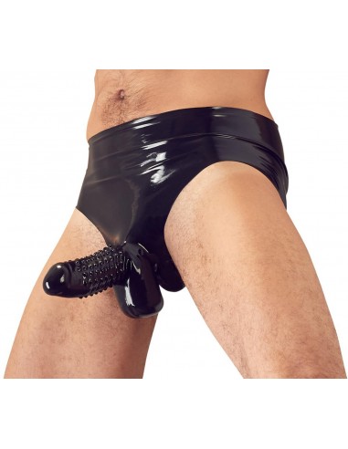The latex collection Latex briefs with penis sleeve XL