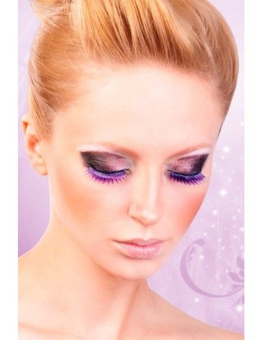 Baci Lingerie Purple deluxe eyelashes