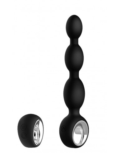 Midnight Magic Dione remote vibrating Anal beads