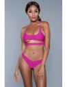 Be Wicked Swimwear Gianna Bikini Hot pink M