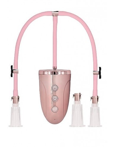 Shotstoys Pumped Automatic rechargeable clitoral & nipple pump set L