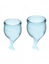 Satisfyer Feel Secure Menstruatie cup Licht blauw