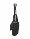 Shotstoys saddle leather hand paddle metal ball handle