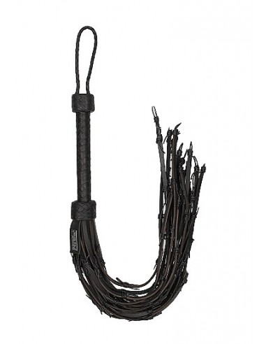 Shotstoys saddle leather with barbed wire flogger 30
