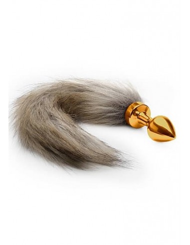 Ouch Fox tail buttplug Gold