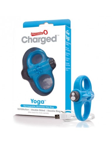 The screaming O Charged yoga vibe ring blauw