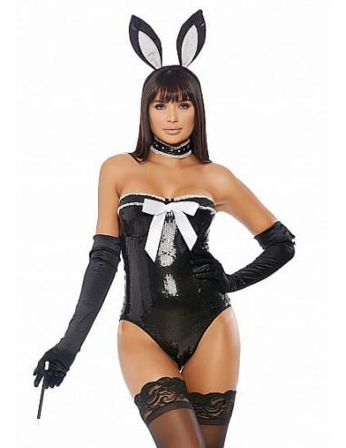 Forplay Voila Sexy rabbit costume black Xs/S