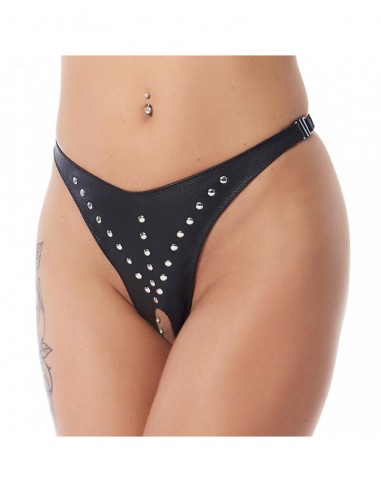 Rimba Open crotch briefs decorated with rivets