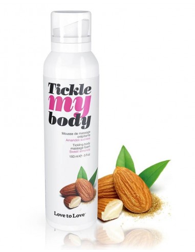 Love to Love Tickle my body massage foam Sugared Almond 150 ml