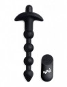 Bang Vibrating silicone anal beads remote controlled black
