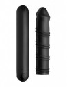 Bang XL Bullet & Swirl silicone sleeve black