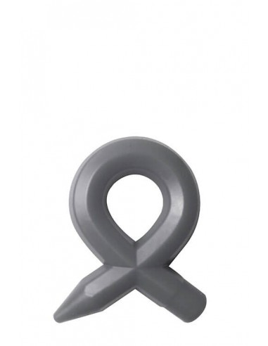 Dreamtoys Lit-up Bow-ring liquid silicone grey