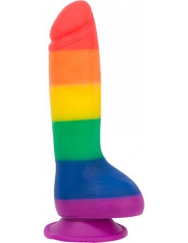 Naked Addiction Justin Rainbow silicone dildo 20 cm