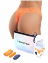 Love to Love Secret panty 2 Slipjes vibrator met afstandsbediening Oranje