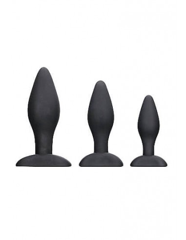 Ouch Appex butt plug set black