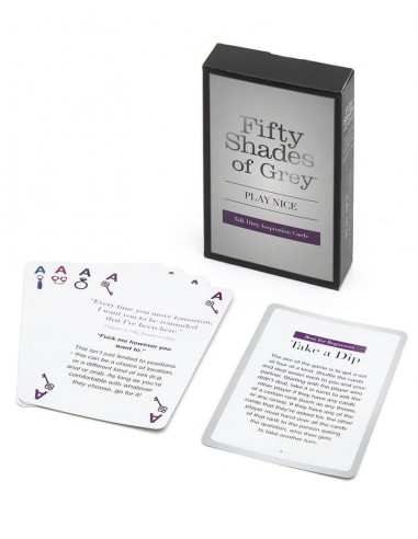 Fifty shades of grey Talk dirty kaarten