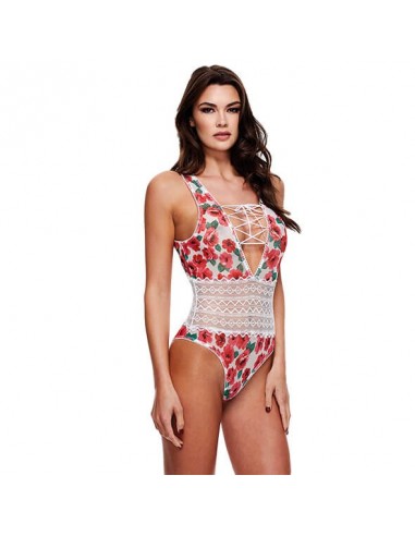 Baci Teddy with Floral and lace S/M