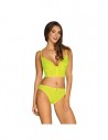Obsessive Neonia top and panties yellow S/M