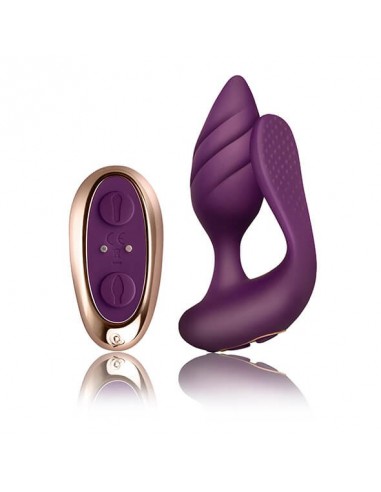 Rocks Off Cocktail dual motored couples toy Purple