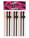 Lovetoy Realistic willy straws pack of 9