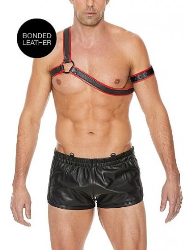 Ouch Gladiator Harness One size Red