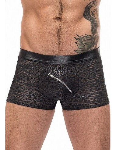 Male power Zip pouch short black XL