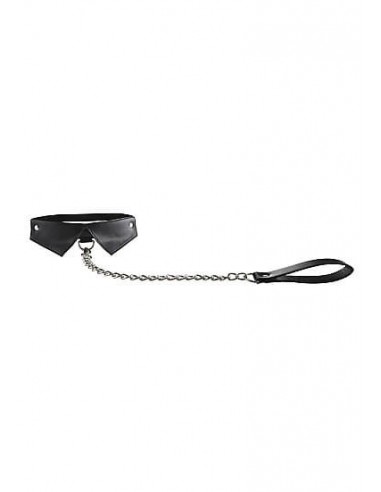 Ouch Exclusive collar and leash black