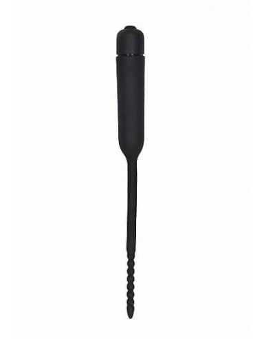 Ouch Silicone vibrating bullet plug with beaded tip urethral sounding