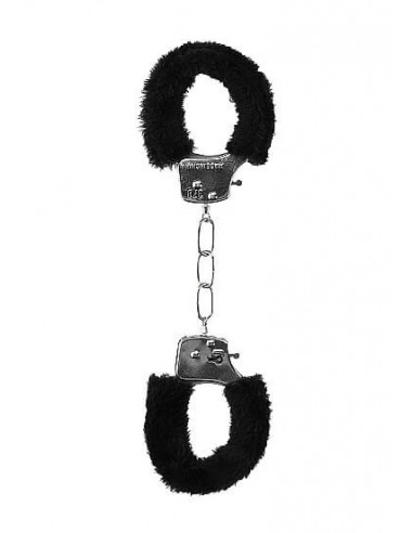 Ouch Pleasure handcuffs furry black