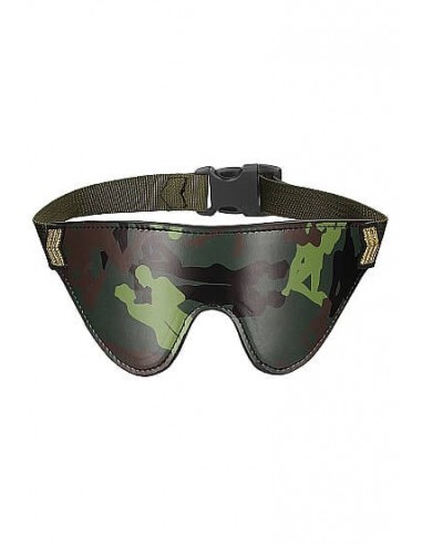 Ouch Eye mask Army theme green