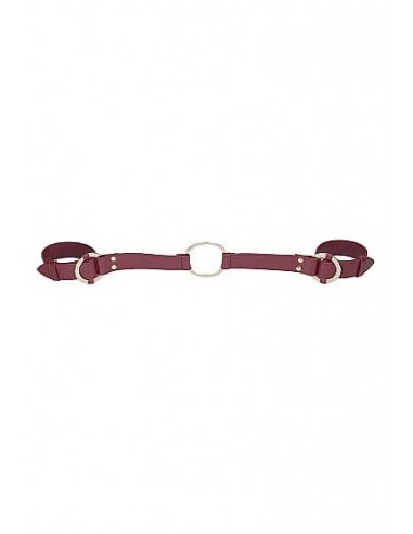 Ouch Halo Handcuffs with connector Burgundy