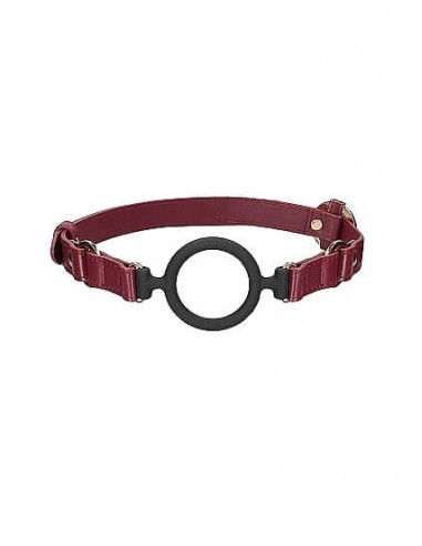 Ouch Halo Silicone ring gag Burgundy