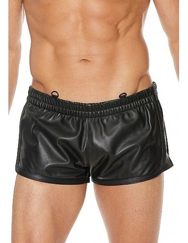 OUCH Versatile shorts Premium leather Black black SM
