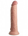 King Cock 9 inch 2Density silicone cock light skin