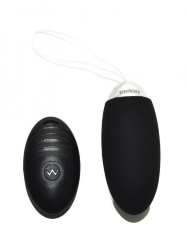 Rimba Toys Venice vibrerend ei met afstandsbediening zwart