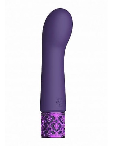 Royal Gems Bijou Rechargeable Silicone bullet purple