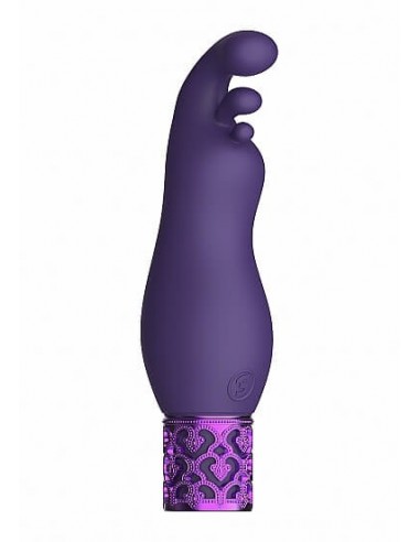 Royal Gems Exquisite Rechargeable Silicone bullet Purple