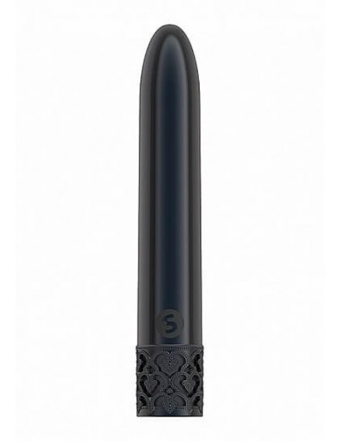 Royal Gems Shiny Rechargeable ABS Bullet Gunmetal