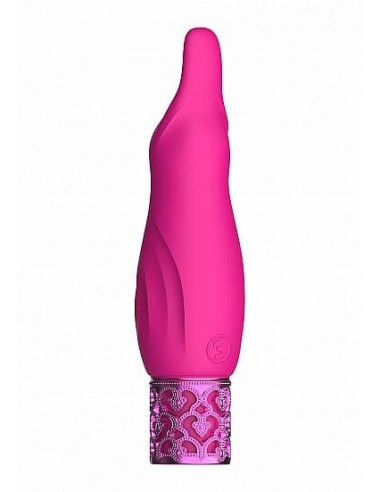Royal Gems Sparkle Rechargeable silicone bullet pink
