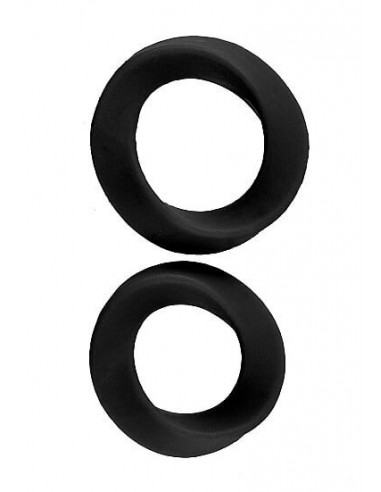 Mjuze Infinity L and XL cockring black